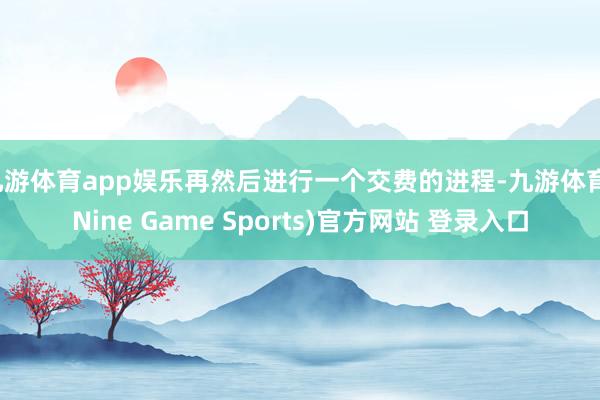 九游体育app娱乐再然后进行一个交费的进程-九游体育(Nine Game Sports)官方网站 登录入口